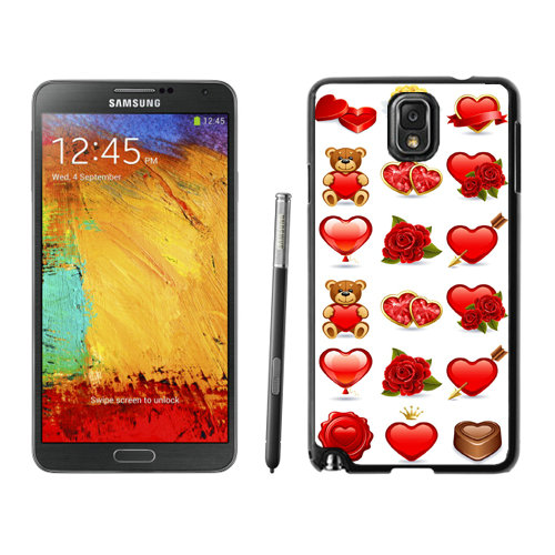 Valentine Cute Bear Love Samsung Galaxy Note 3 Cases DYY | Women - Click Image to Close